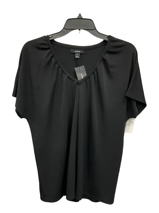Black Top Short Sleeve Alfani, Size S