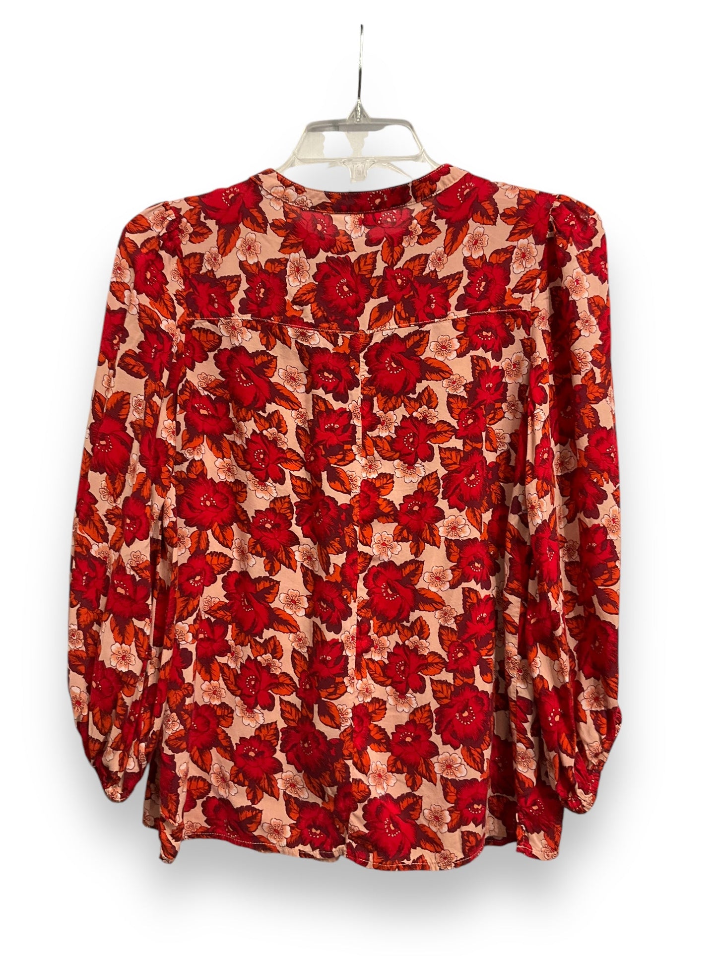 Top Long Sleeve By Gap In Floral Print, Size: S