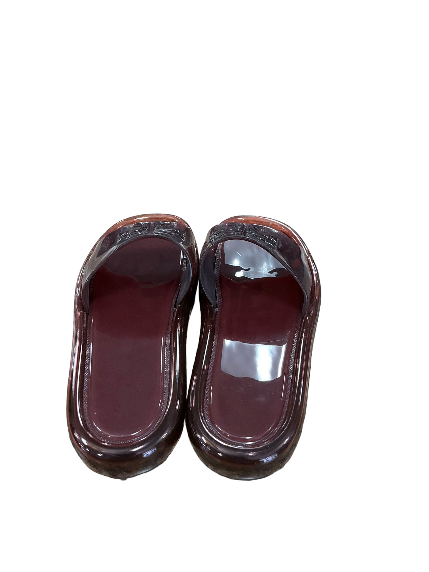 Purple Sandals Flats Tory Burch, Size 11