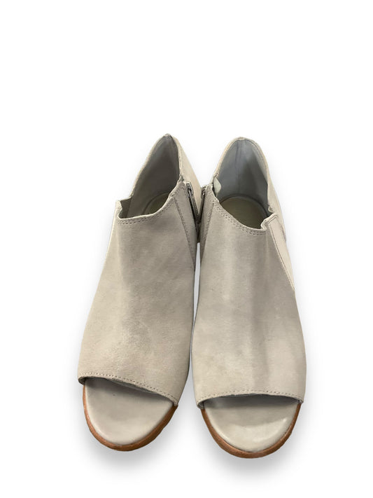 Grey Sandals Heels Block Sorel, Size 9