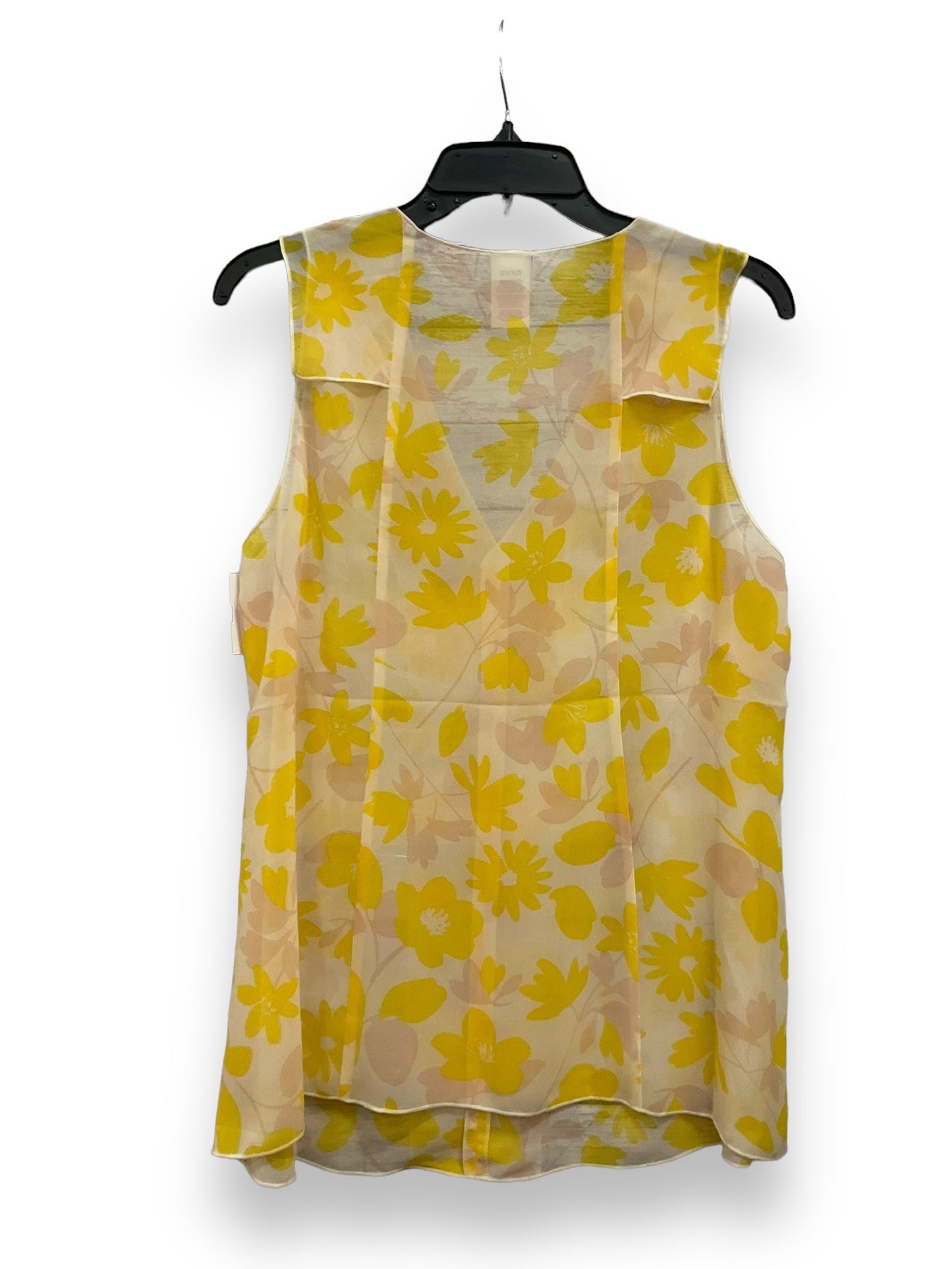 Floral Print Top Sleeveless Cabi, Size M