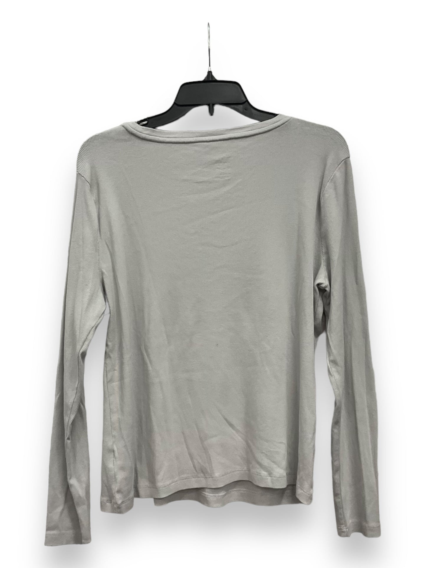 Grey Top Long Sleeve A New Day, Size Xl