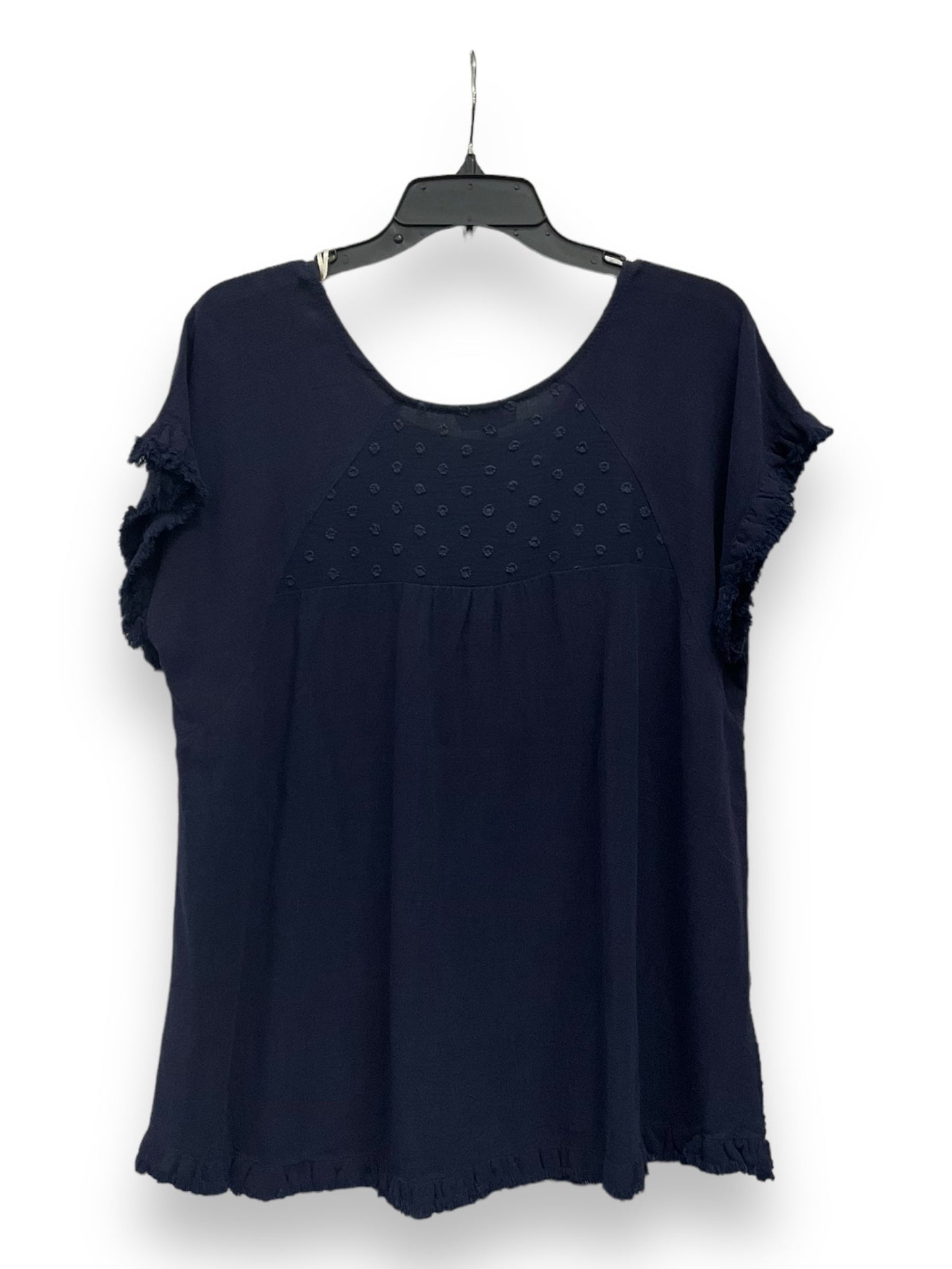 Navy Top Sleeveless Umgee, Size M