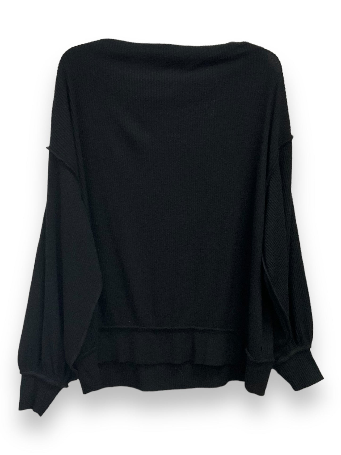 Black Top Long Sleeve We The Free, Size Xs