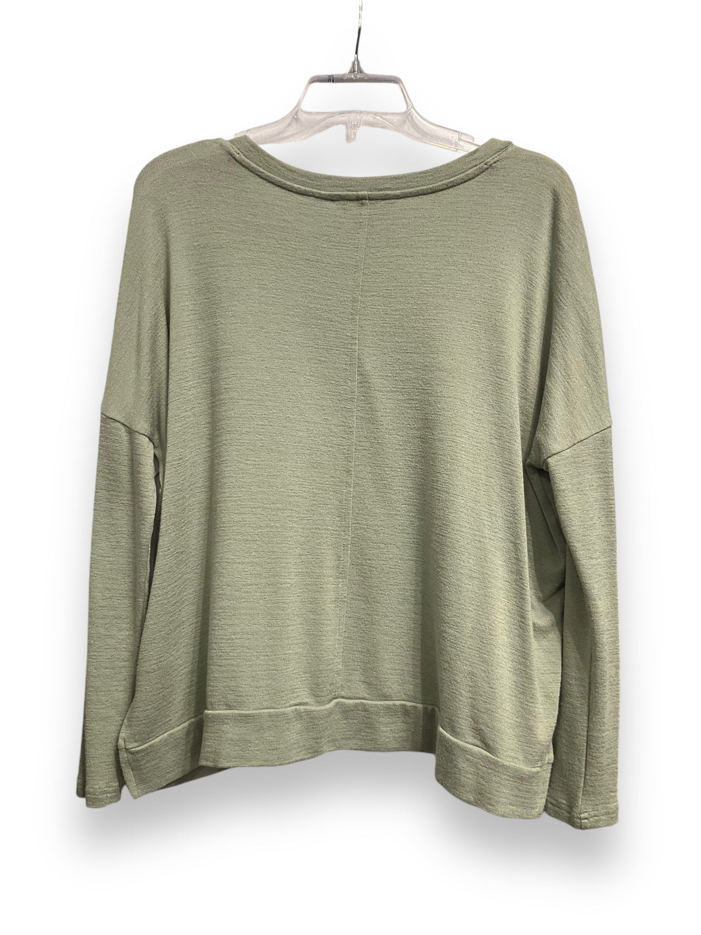 Top Long Sleeve By Banana Republic In Green, Size: S