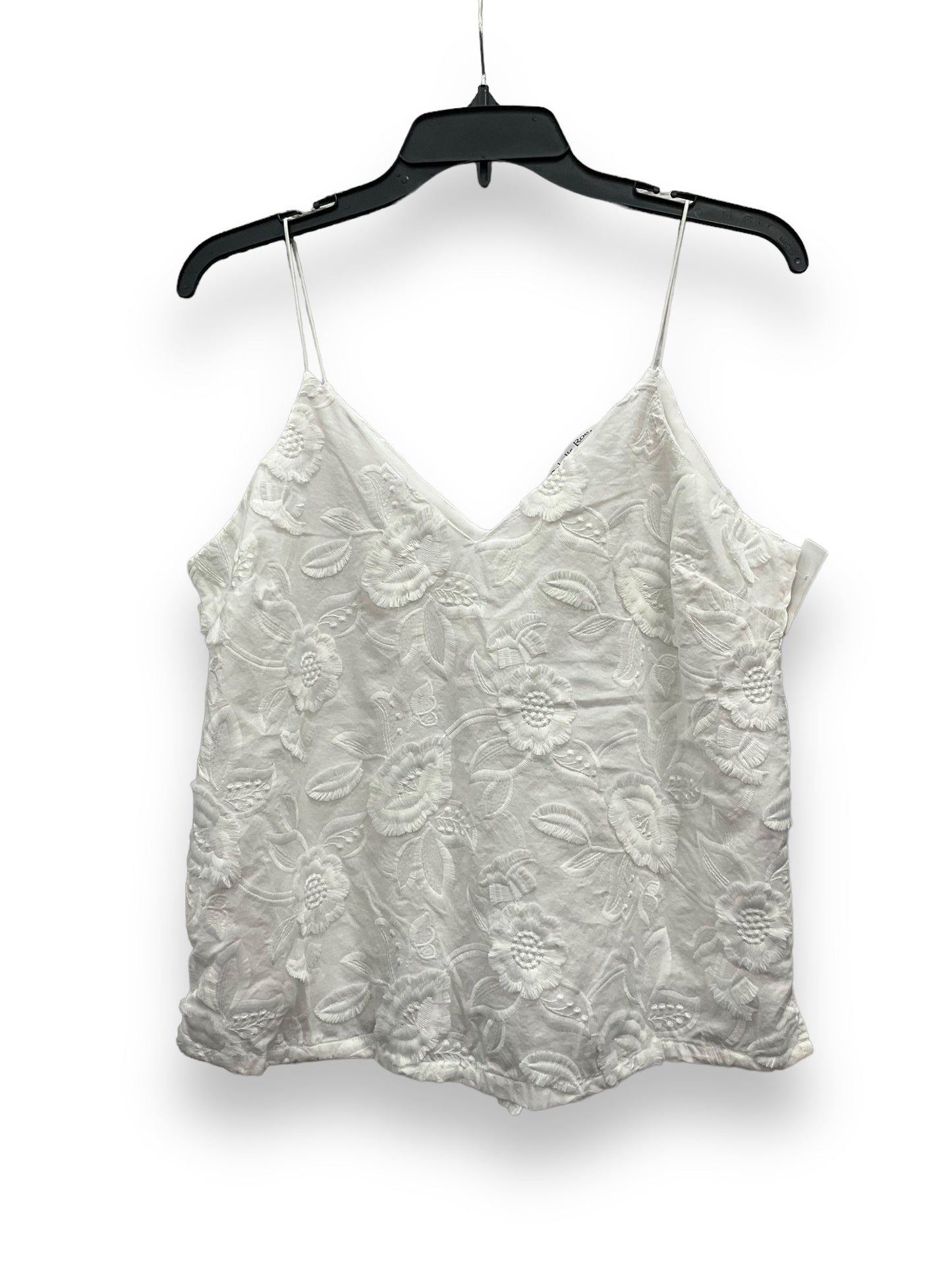 White Top Sleeveless Ophelia Roe, Size M