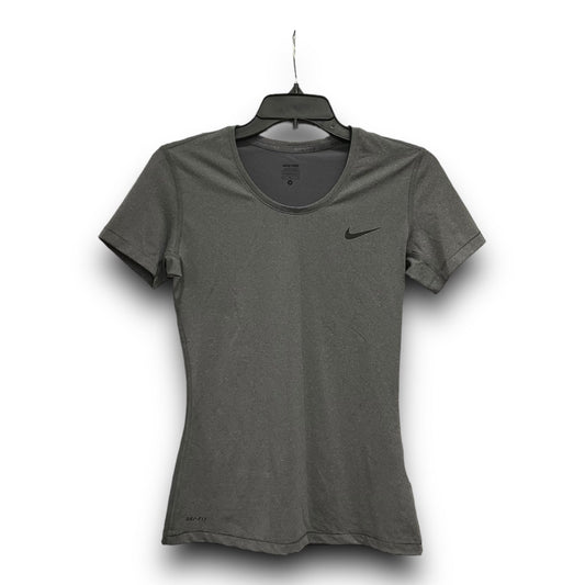 Grey Athletic Top Short Sleeve Nike, Size M