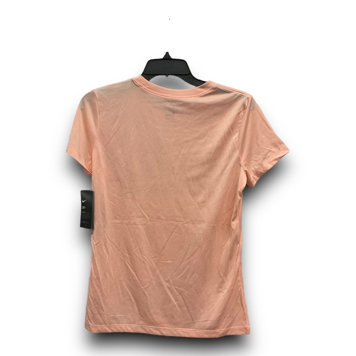 Peach Athletic Top Short Sleeve Nike Apparel, Size S