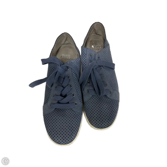Shoes Sneakers By Eileen Fisher In Blue, Size: 9