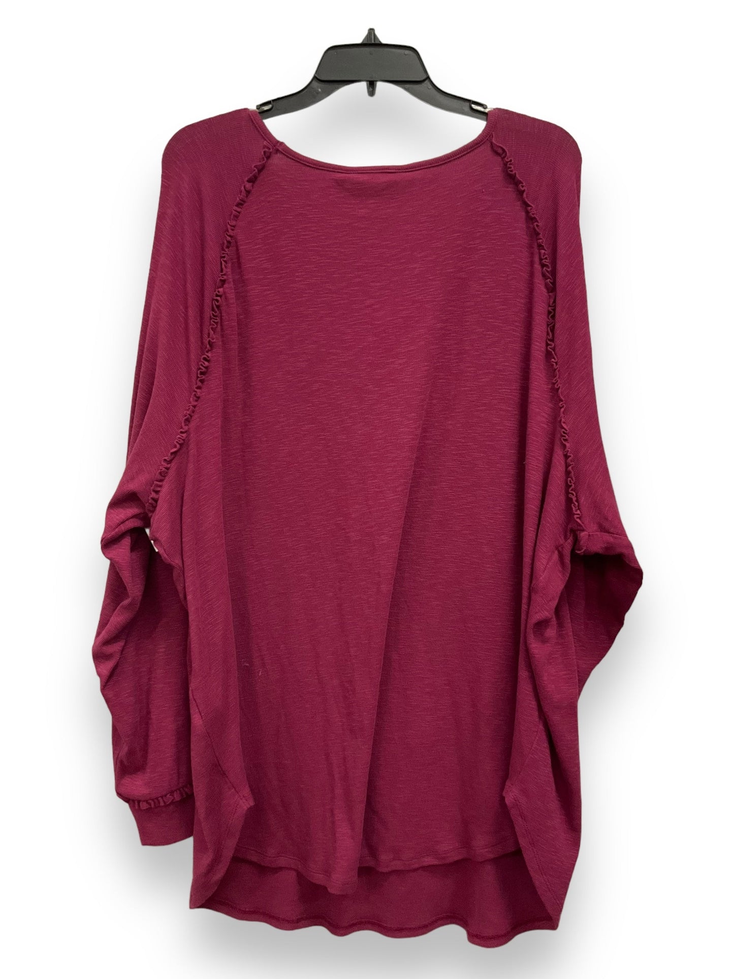 Top Long Sleeve By Lc Lauren Conrad In Purple, Size: 2x