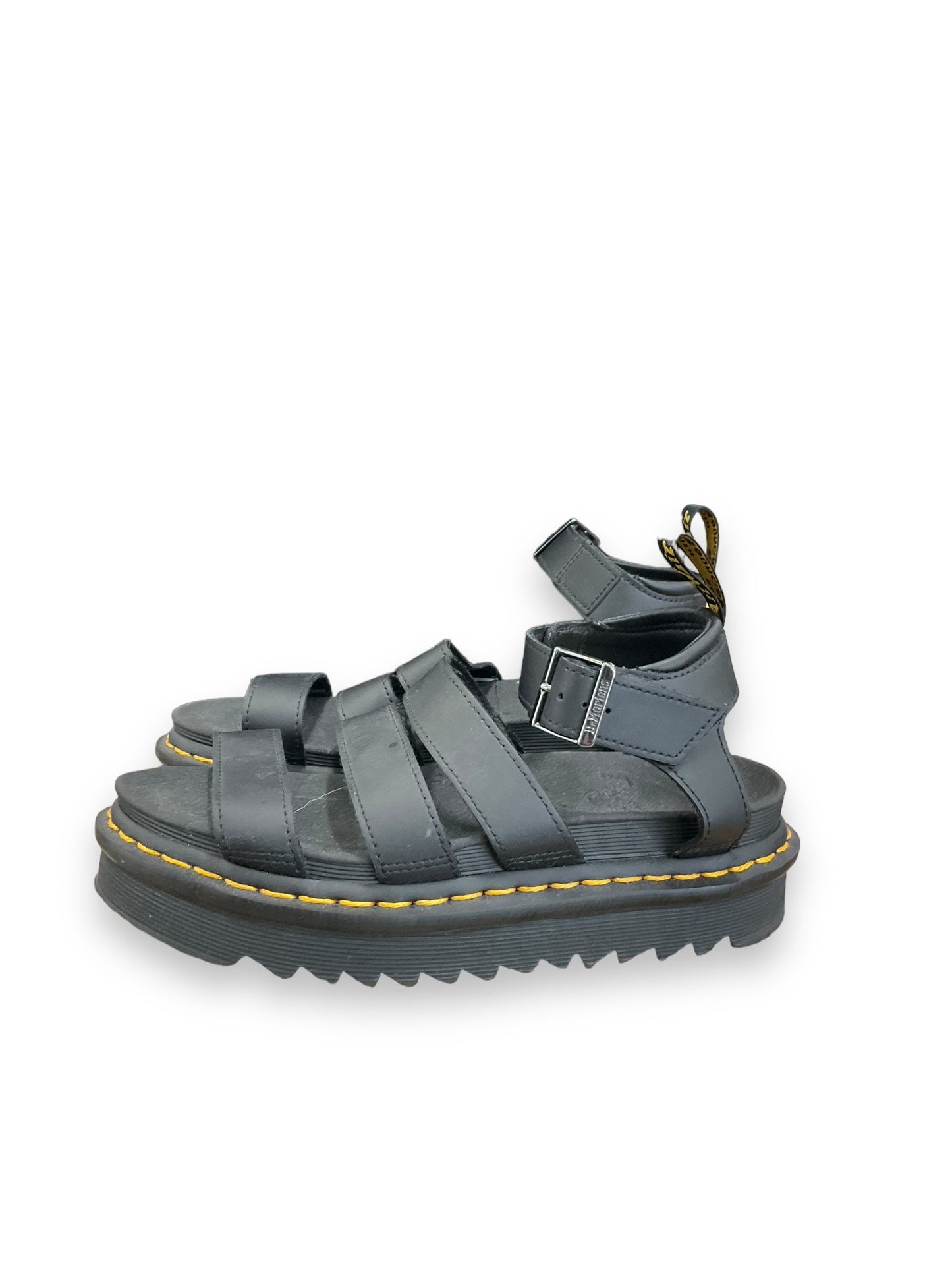 Sandals Flats By Dr Martens In Black, Size: 7