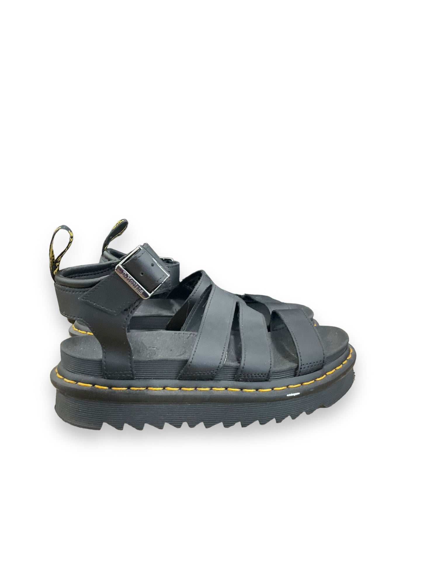 Sandals Flats By Dr Martens In Black, Size: 7