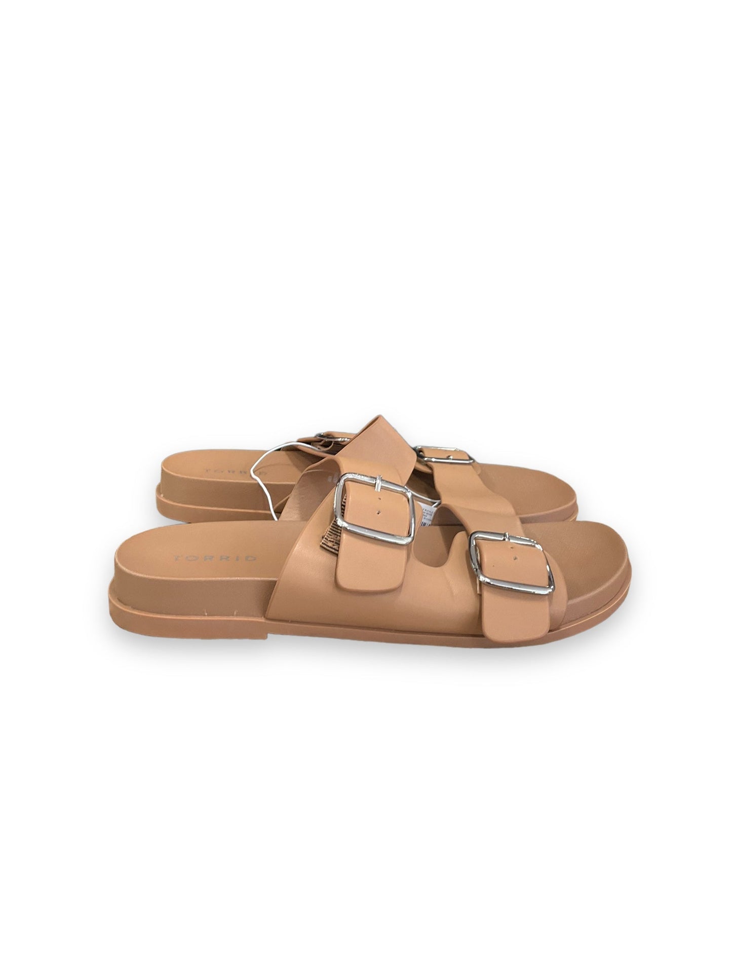 Sandals Flats By Torrid In Tan, Size: 9