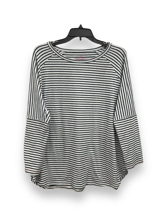 Top Long Sleeve By Vineyard Vines In Striped Pattern, Size: Xl