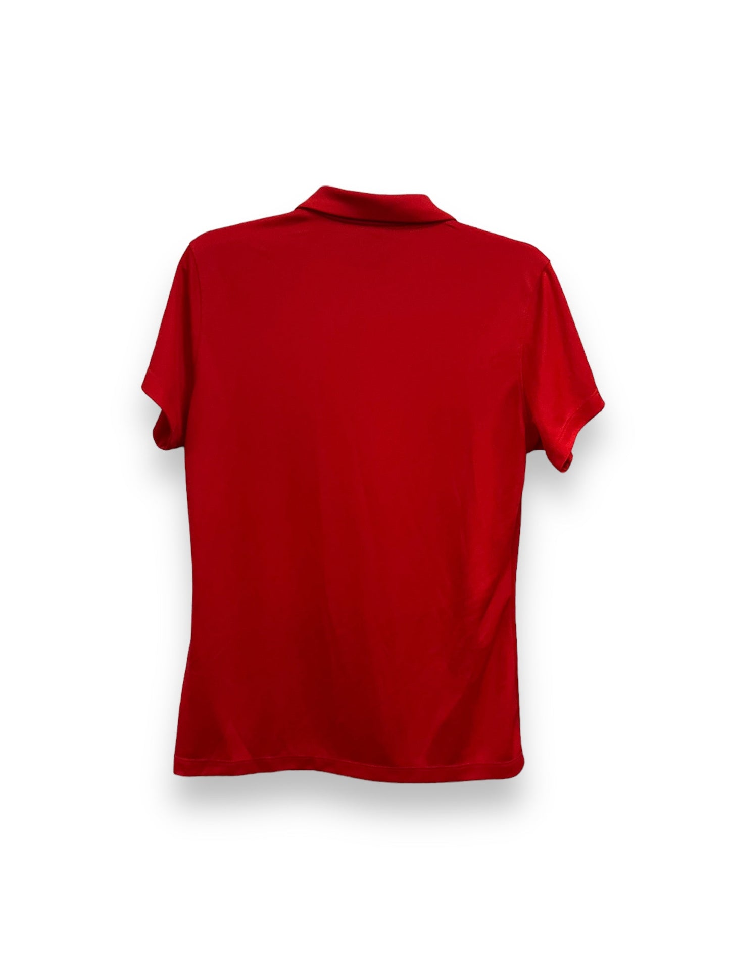 Athletic Top Short Sleeve By Nike Apparel In Red, Size: L