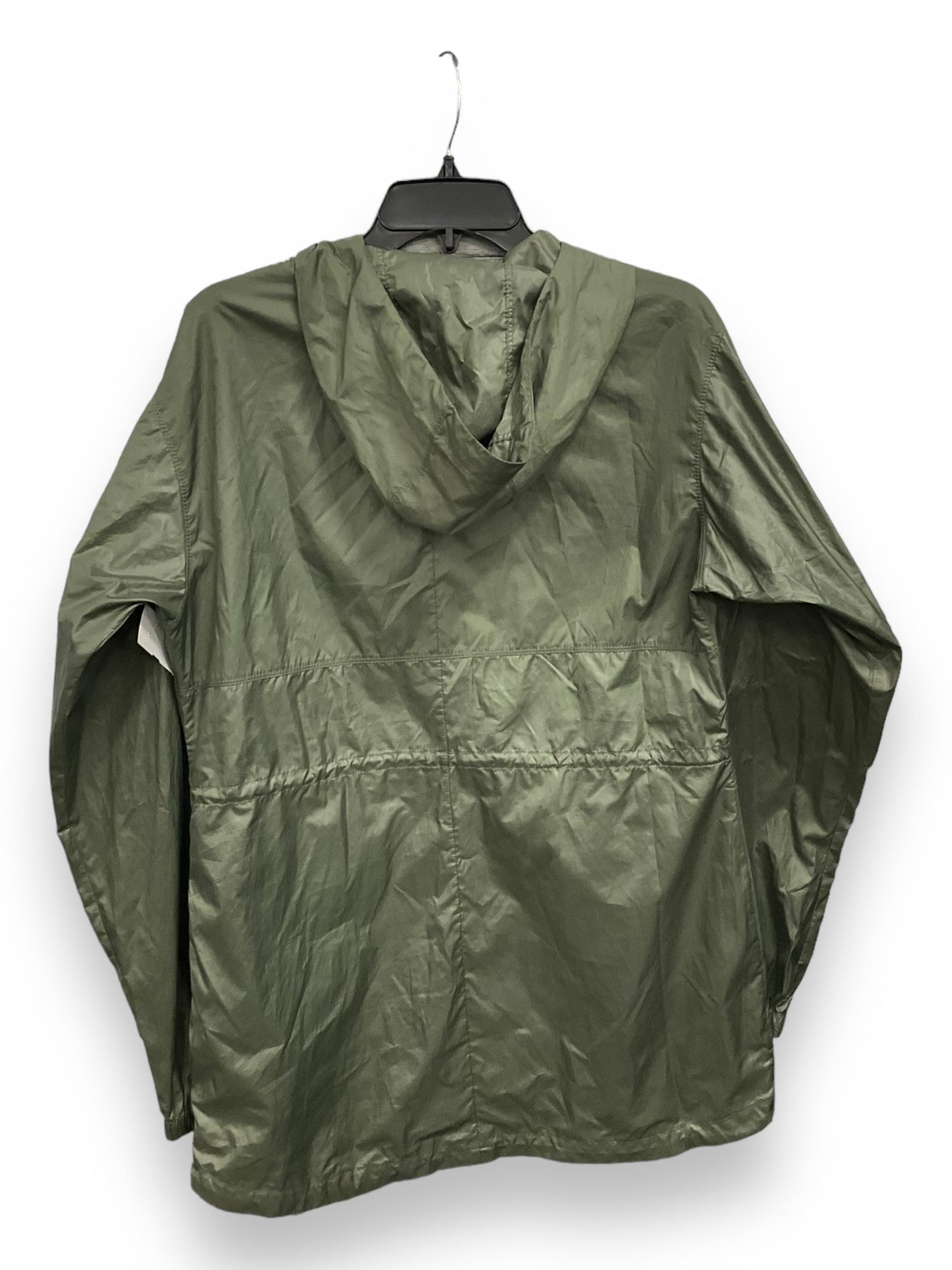 Jacket Windbreaker By Columbia In Green, Size: M