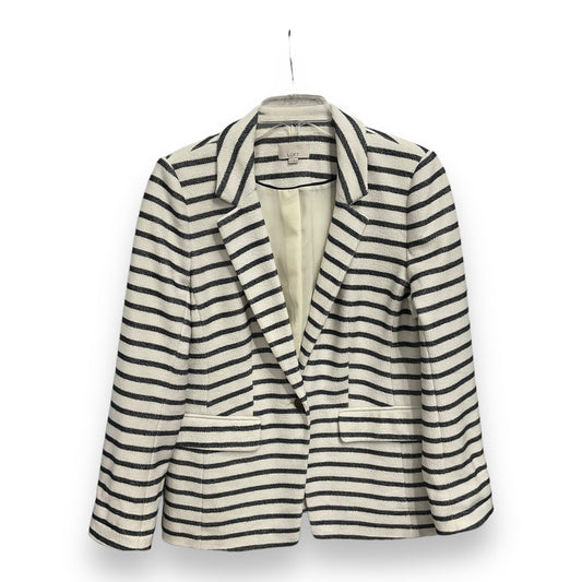 Blazer By Loft In Striped Pattern, Size: 6