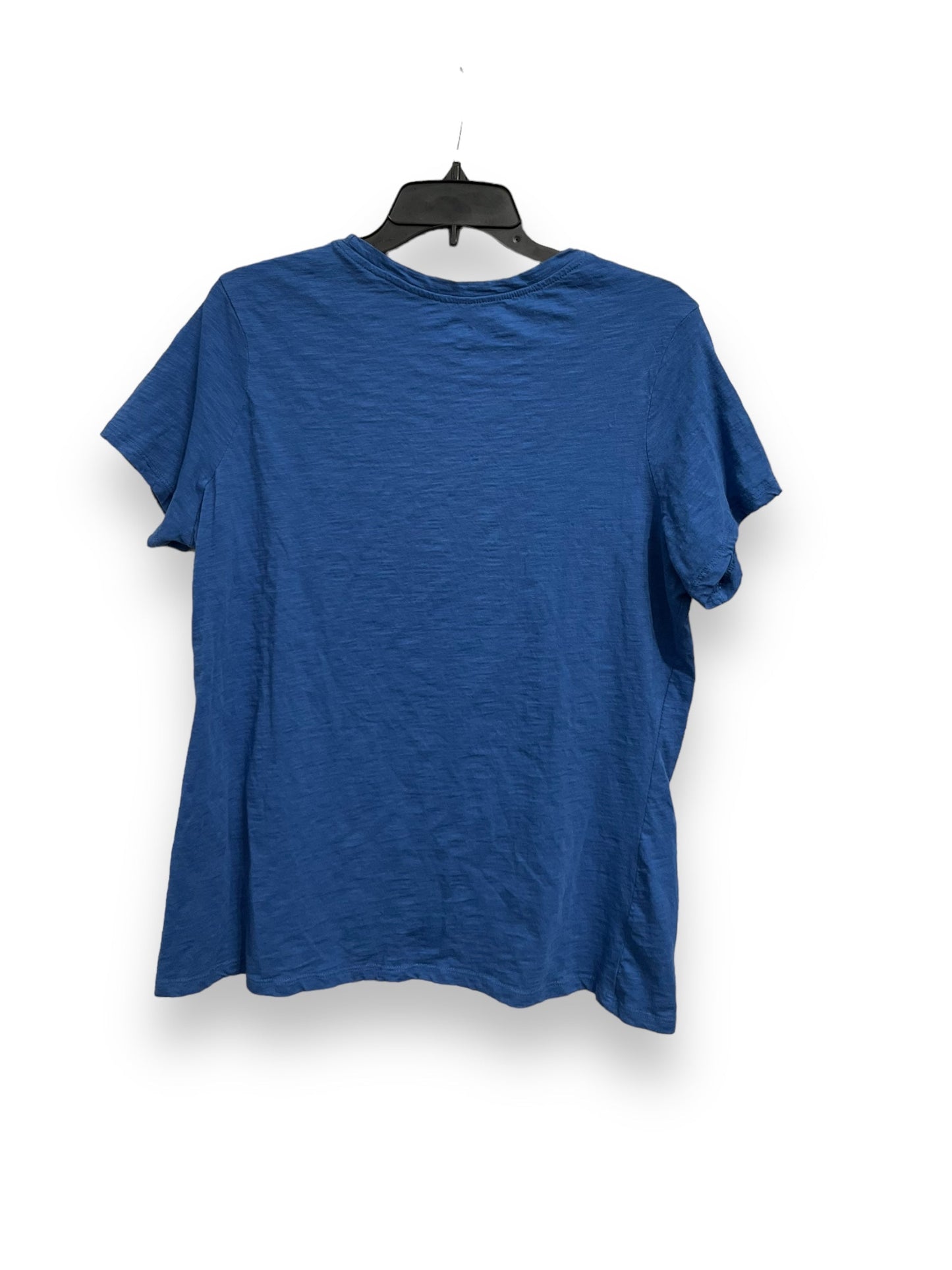 Top Short Sleeve Basic By Dip In Blue, Size: Xl