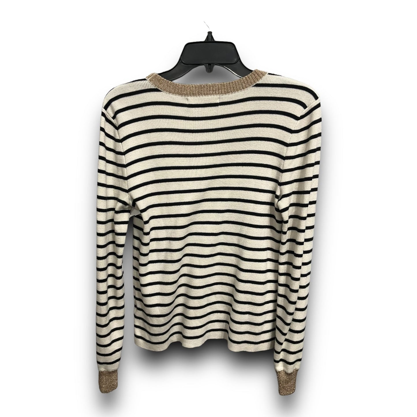 Top Long Sleeve By Clothes Mentor In Striped Pattern, Size: S