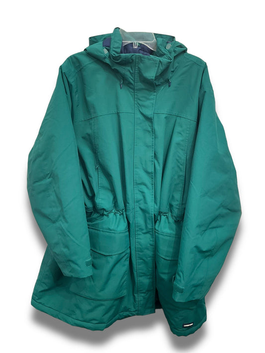 Coat Parka By Lands End In Green, Size: 3x