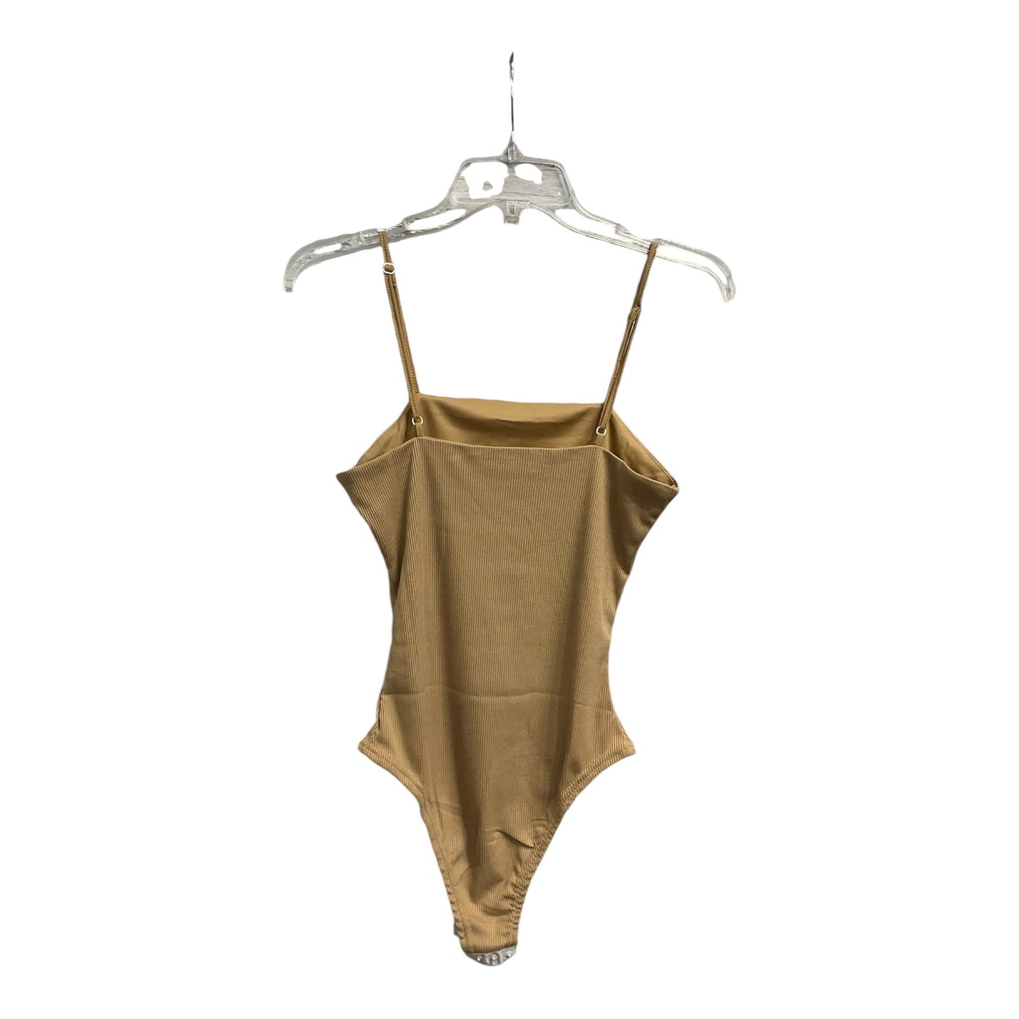 Bodysuit By Clothes Mentor In Tan, Size: S