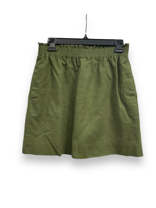 Skirt Mini & Short By J. Crew In Green, Size: 4