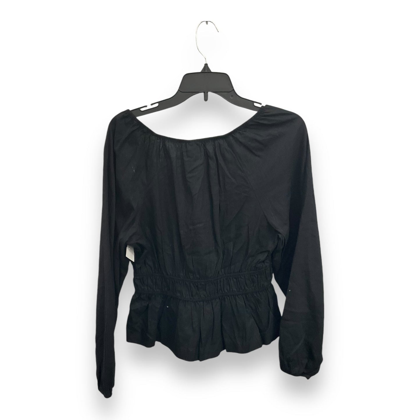 Top 3/4 Sleeve By Universal Thread In Black, Size: M