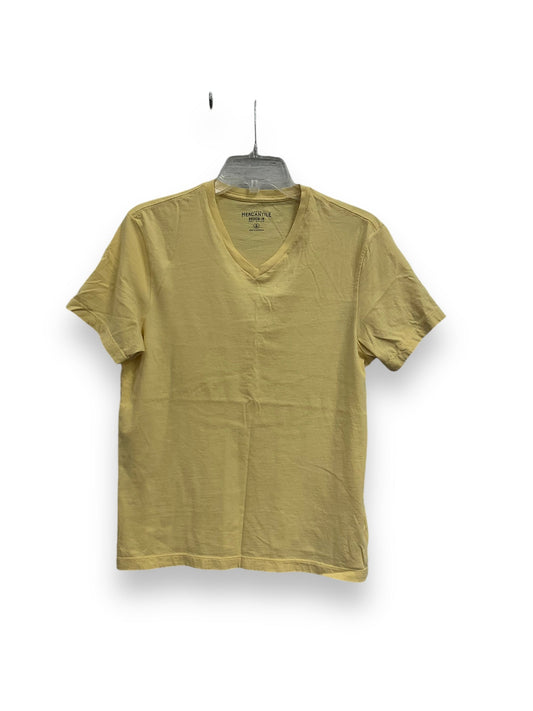 Top Short Sleeve Basic By J. Crew In Yellow, Size: S