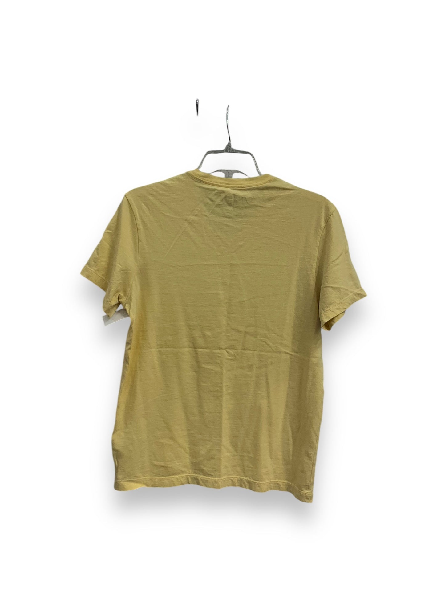 Top Short Sleeve Basic By J. Crew In Yellow, Size: S