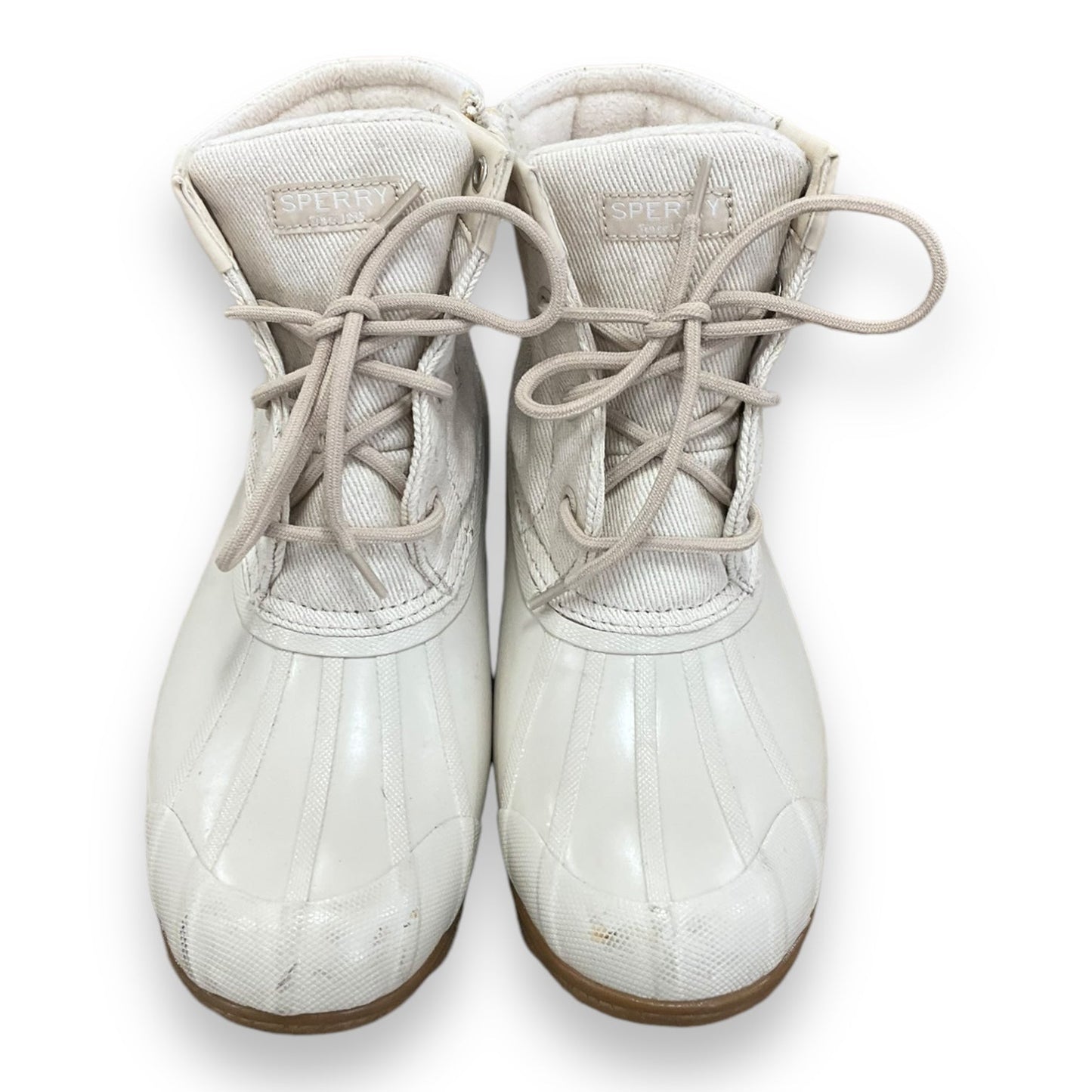 Boots Snow By Sperry In Cream, Size: 7.5