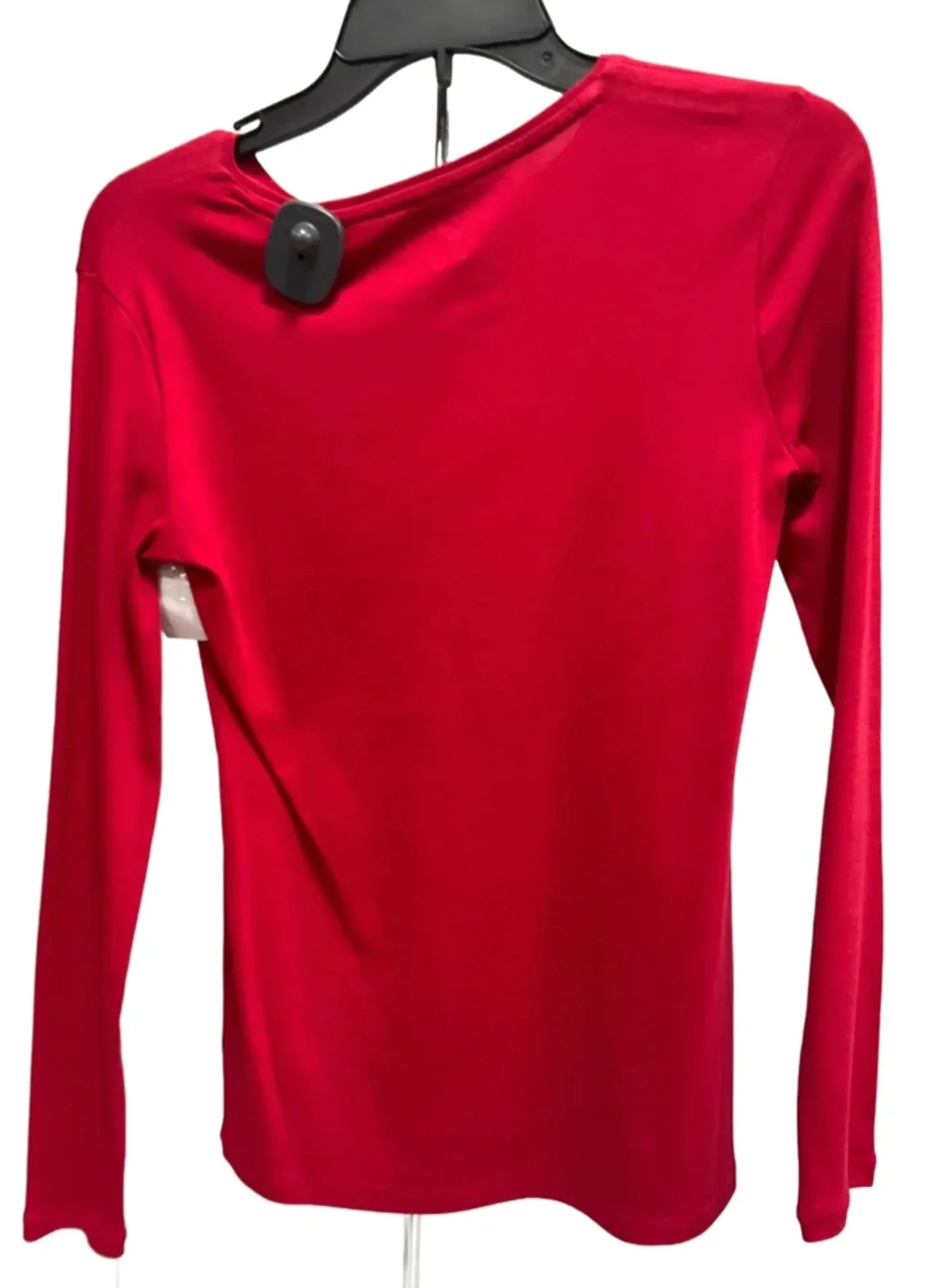 Top Long Sleeve Basic By Talbots In Red, Size: Xs