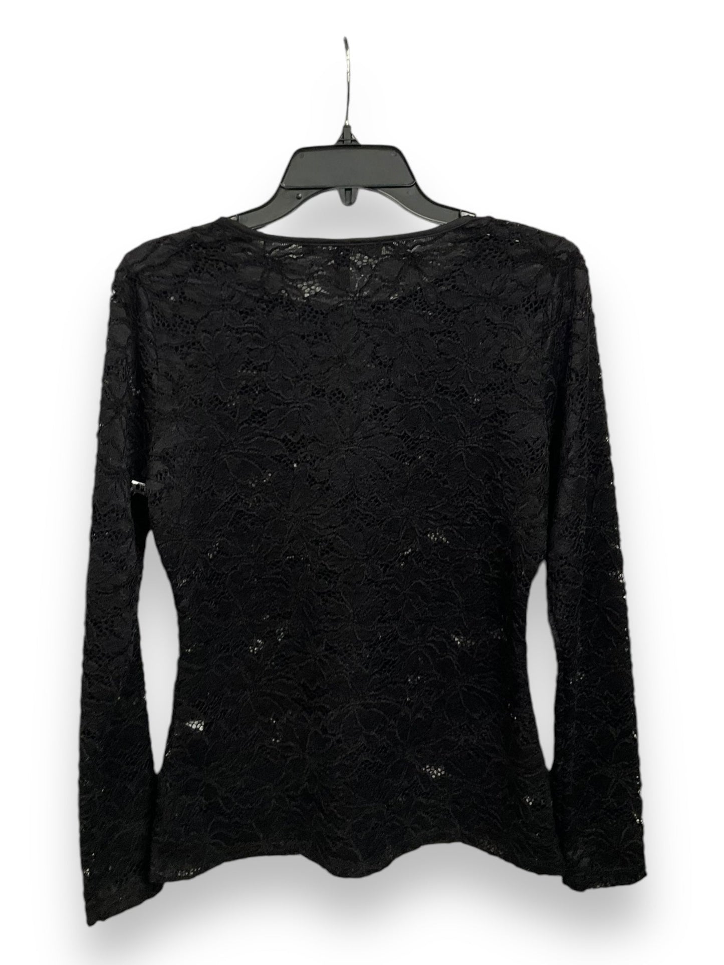 Top Long Sleeve By White House Black Market In Black, Size: S