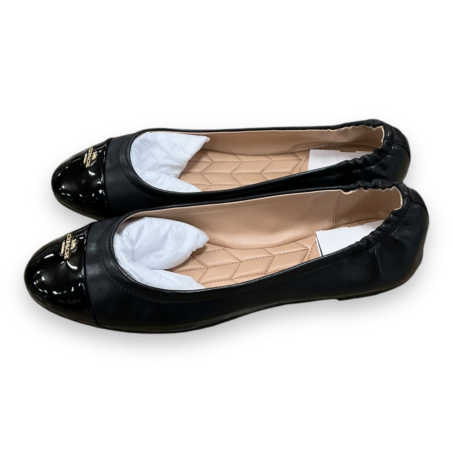 Shoes Flats By Coach In Black, Size: 10