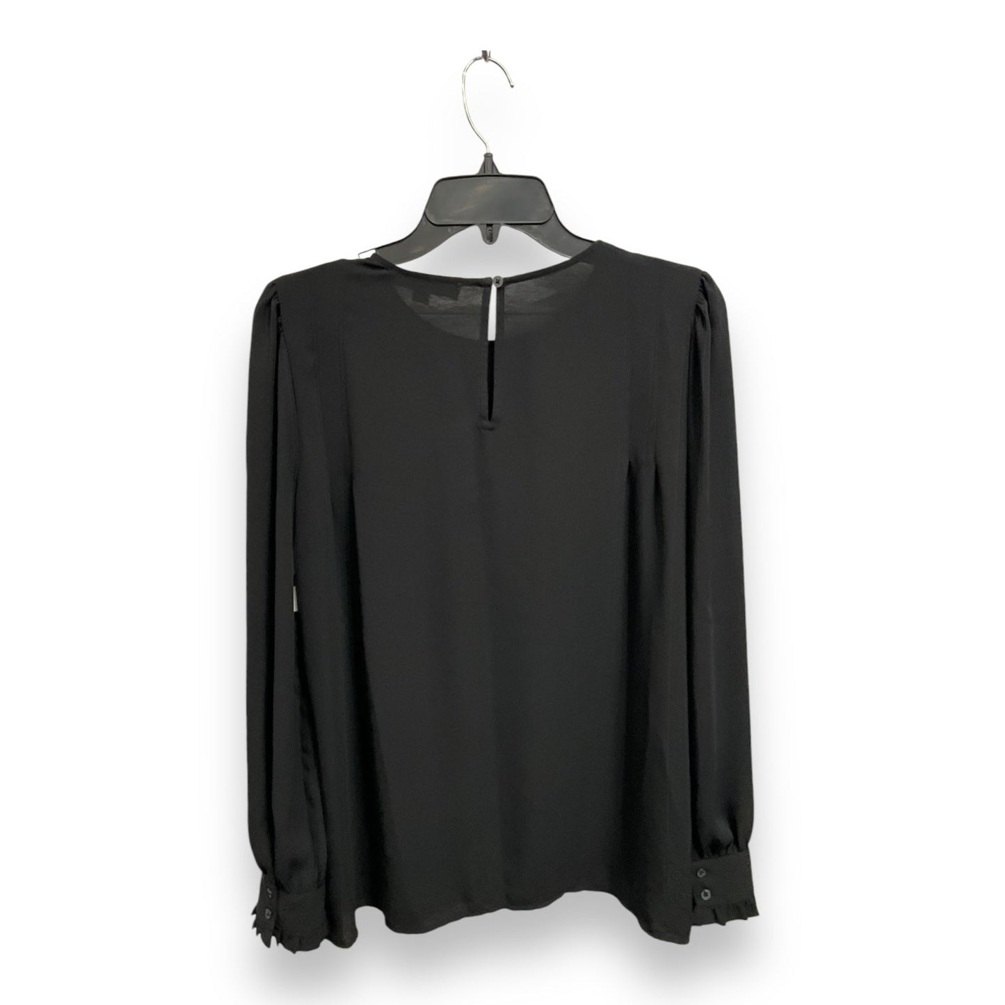 Blouse Long Sleeve By Loft In Black, Size: M