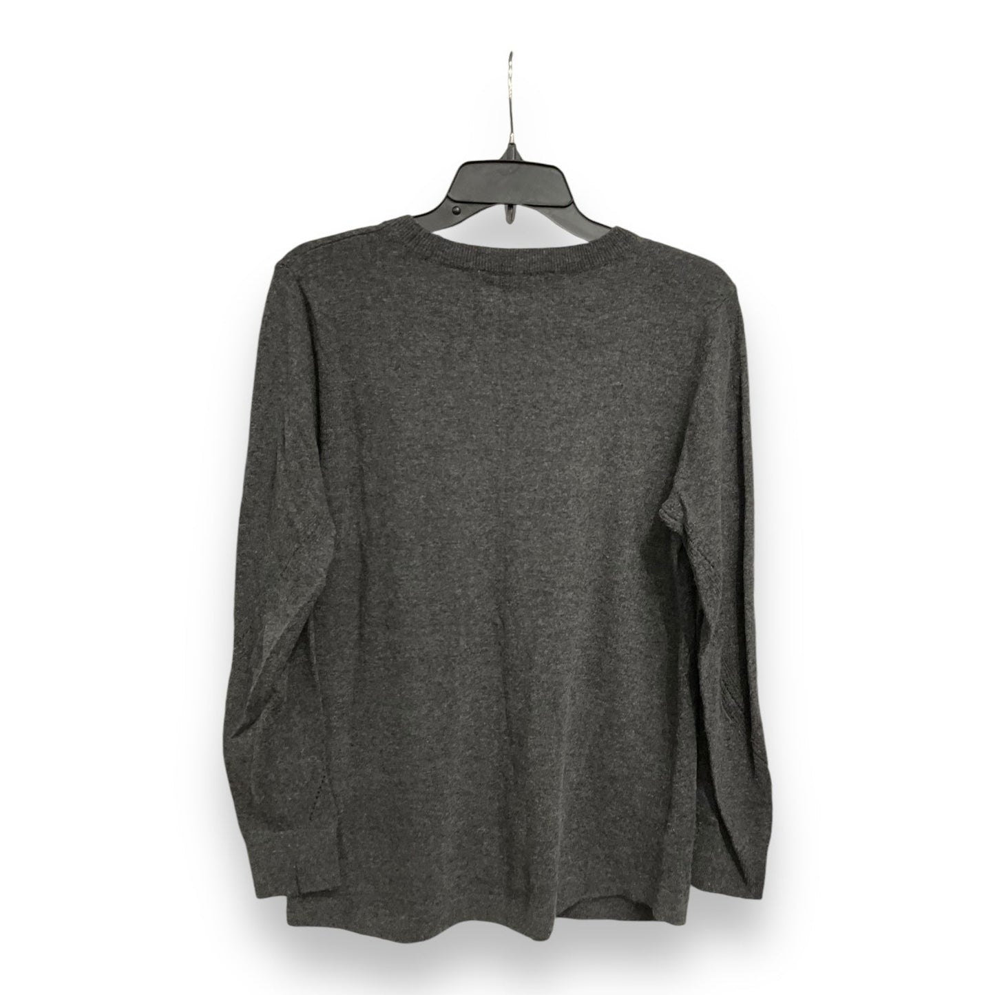 Top Long Sleeve By Loft In Grey, Size: L