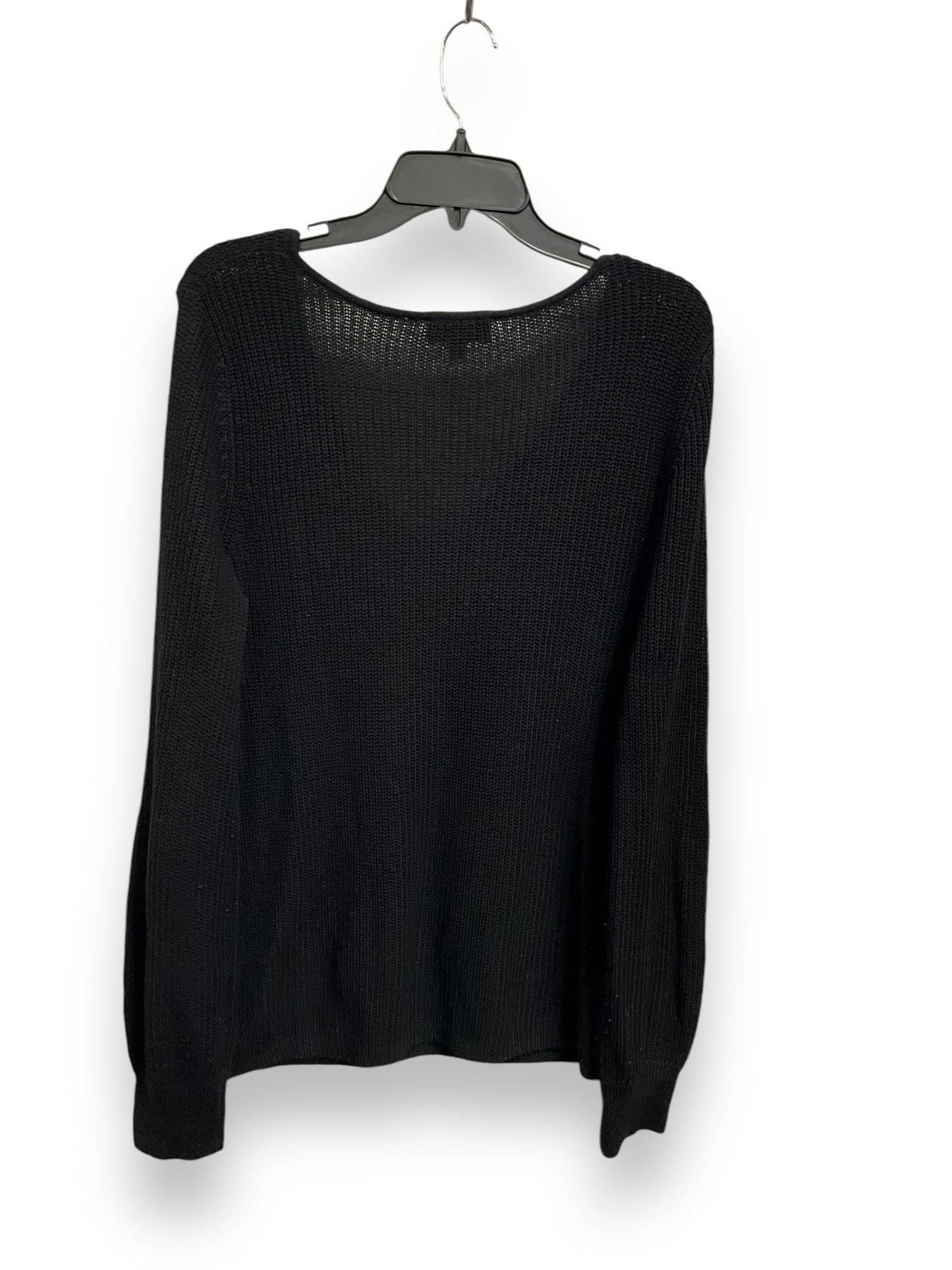 Sweater By Express In Black, Size: L