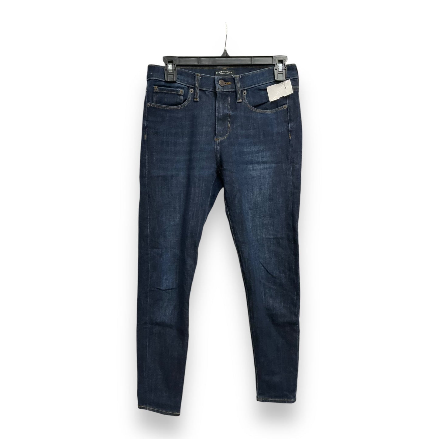 Jeans Skinny By Banana Republic In Blue Denim, Size: 4