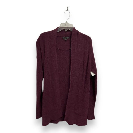 Sweater Cardigan By Banana Republic In Purple, Size: Xs