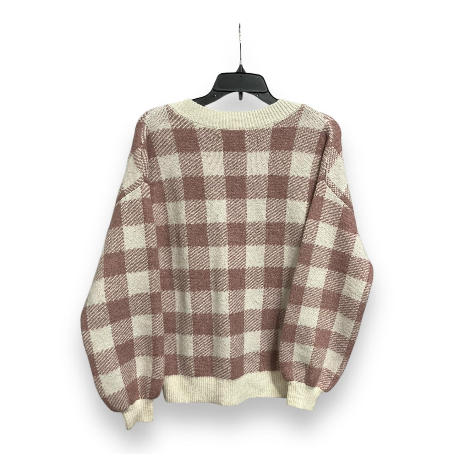 Sweater By Loft In Plaid Pattern, Size: Xs