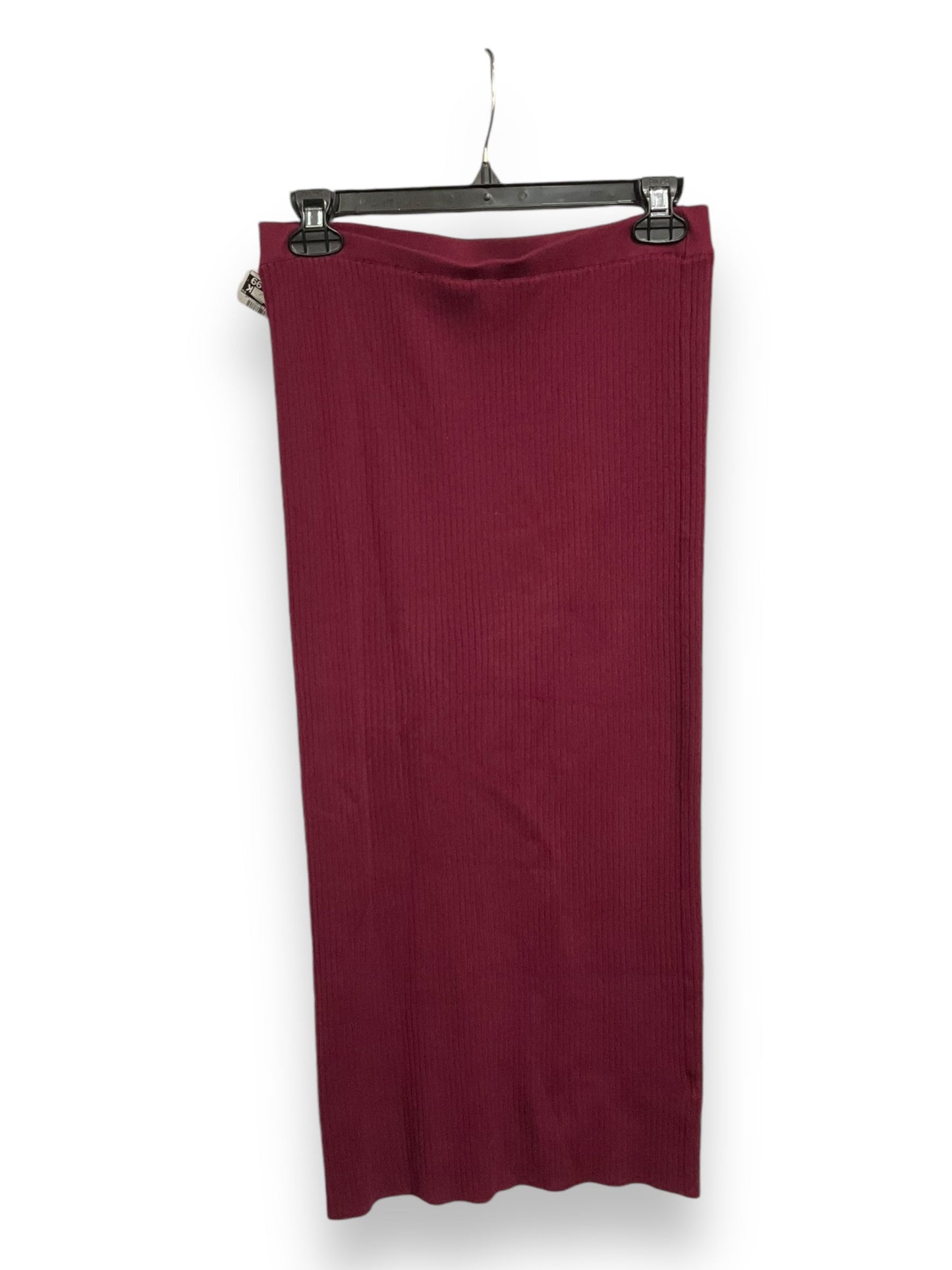 Skirt Maxi By Loft In Maroon, Size: S