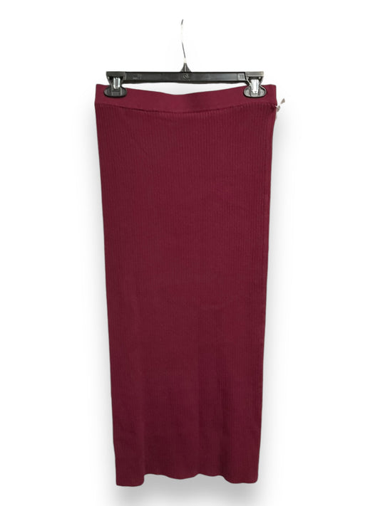 Skirt Maxi By Loft In Maroon, Size: S