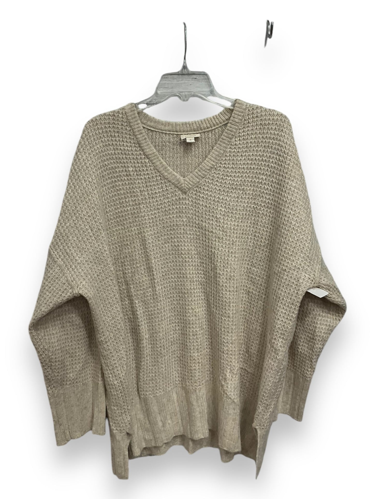 Sweater By Ana In Tan, Size: 2x