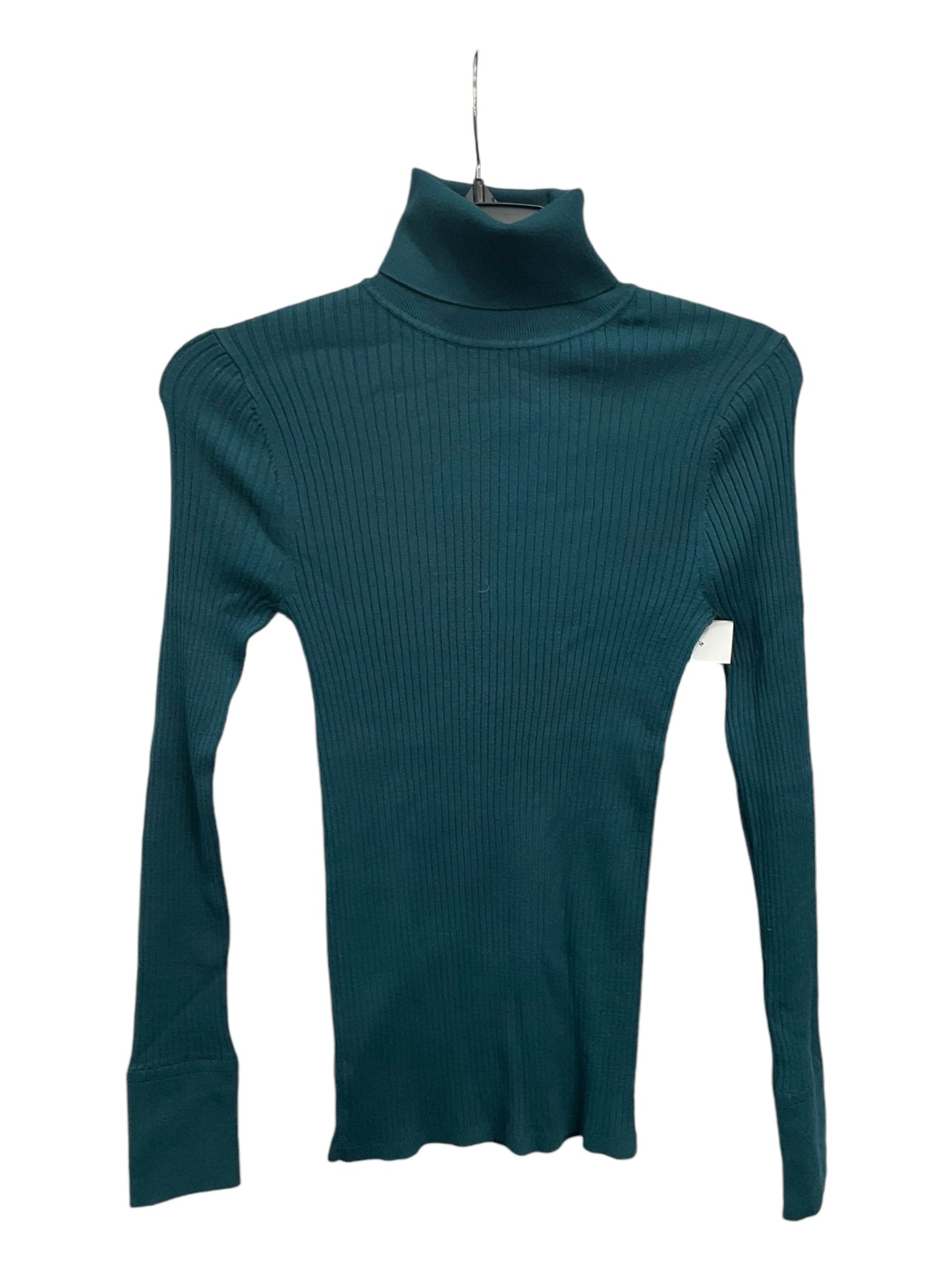 Top Long Sleeve By Loft In Green, Size: M