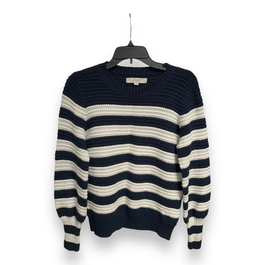 Sweater By Loft In Striped Pattern, Size: S