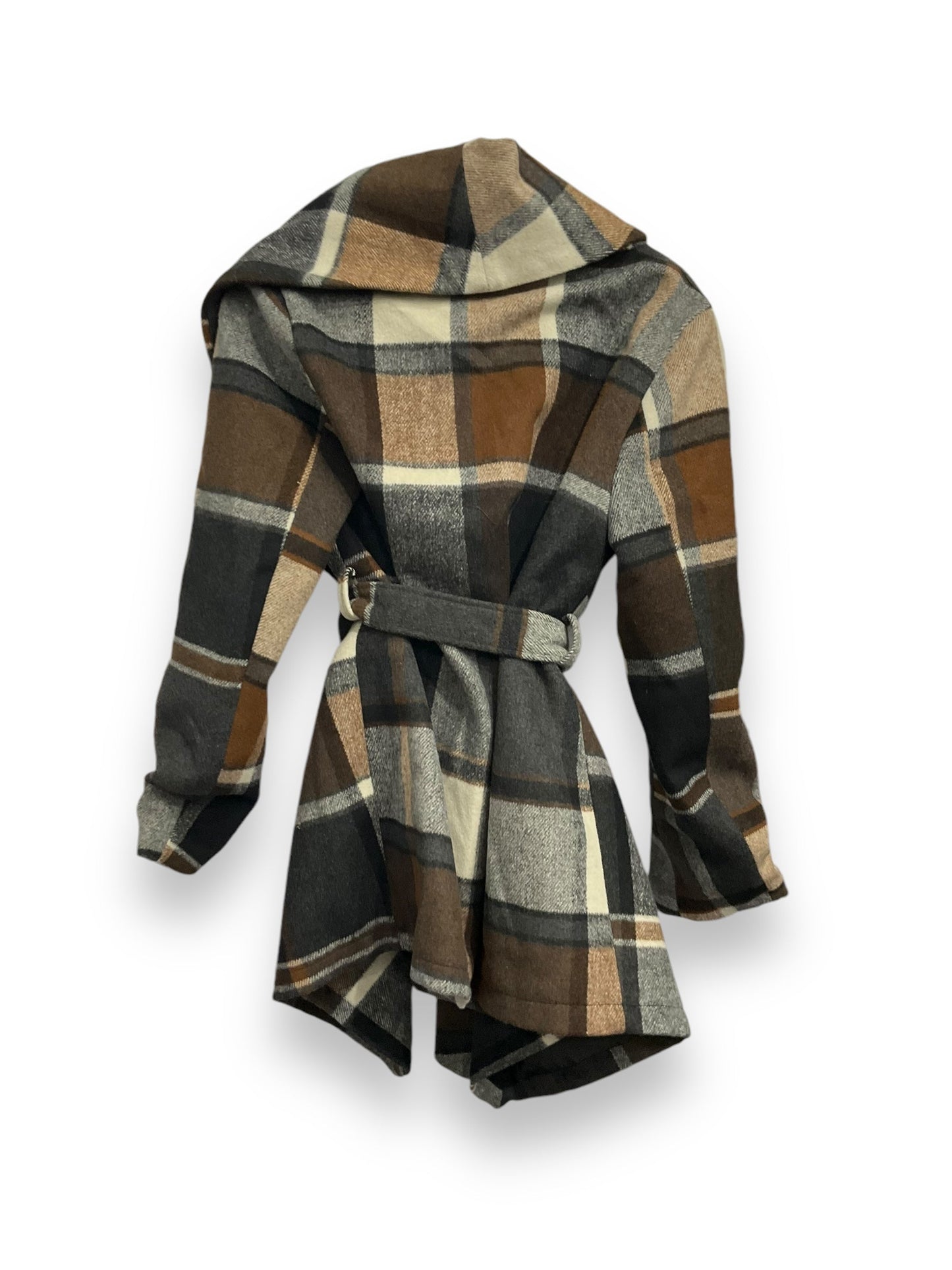 Coat Wool By Cmc In Plaid Pattern, Size: M