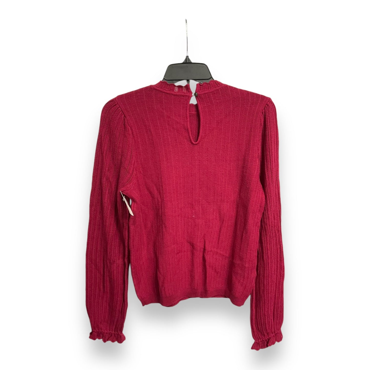 Sweater By Ann Taylor In Maroon, Size: S