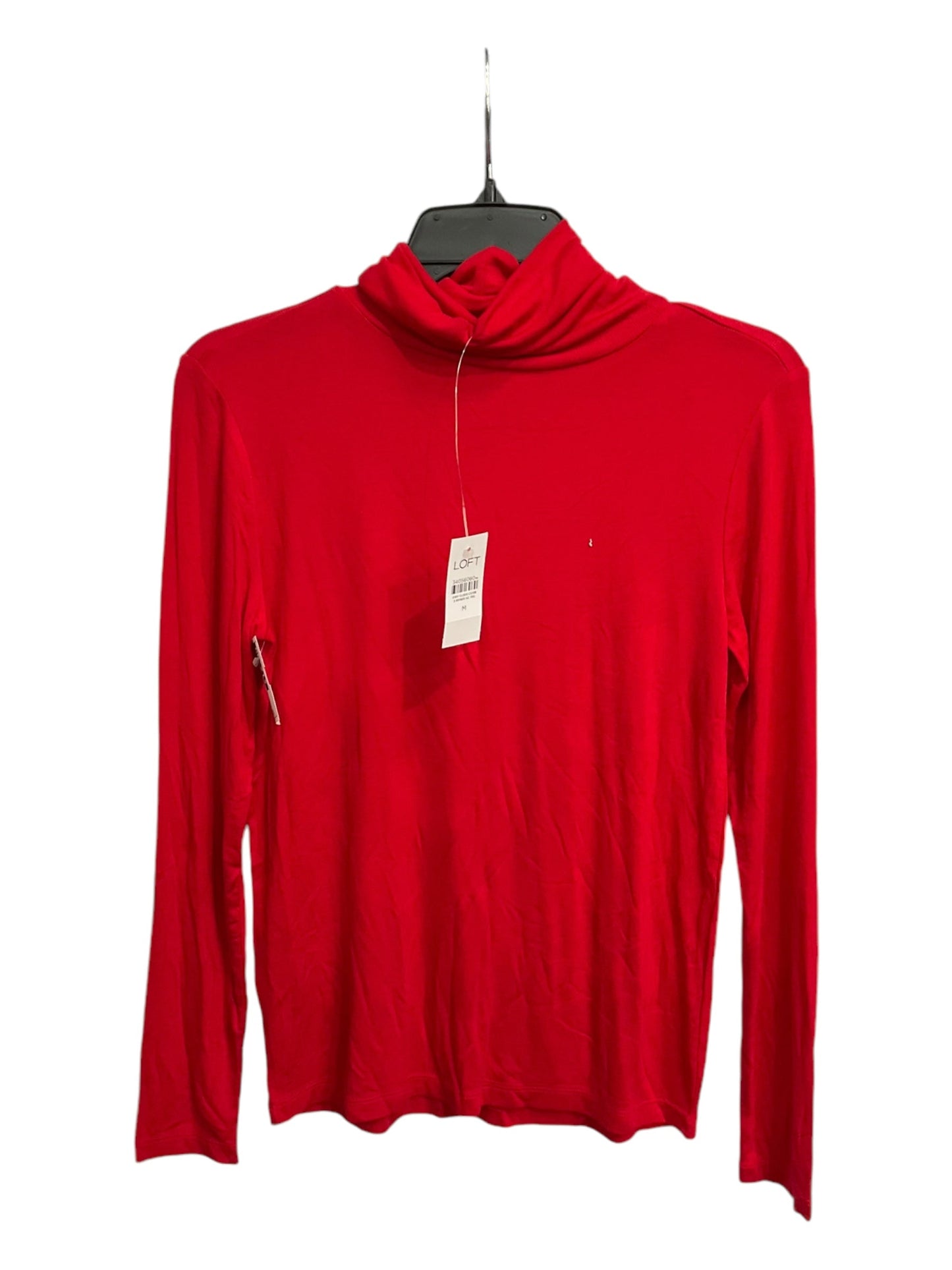 Top Long Sleeve Basic By Loft In Red