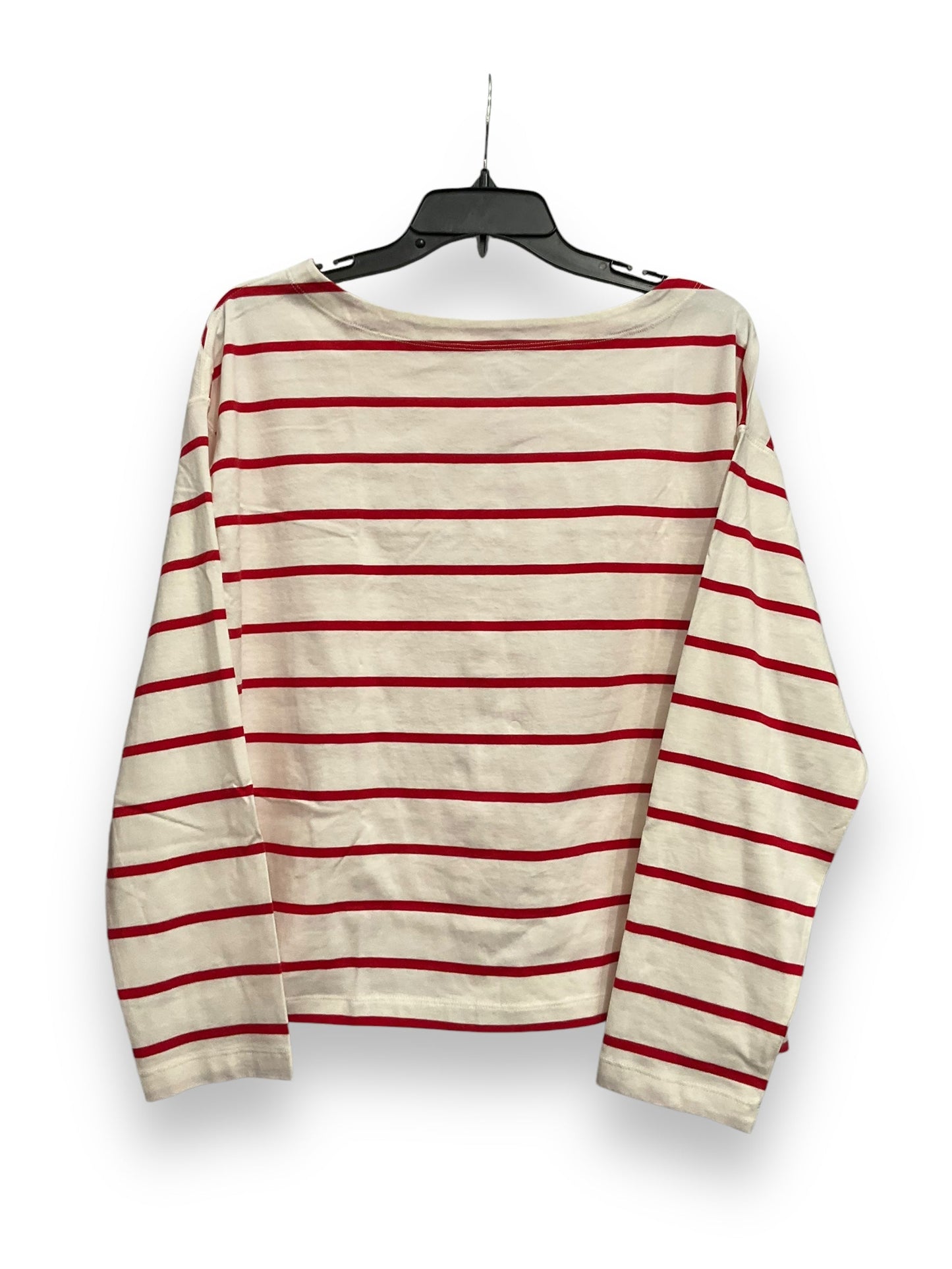 Top Long Sleeve Basic By Old Navy In Striped Pattern, Size: L