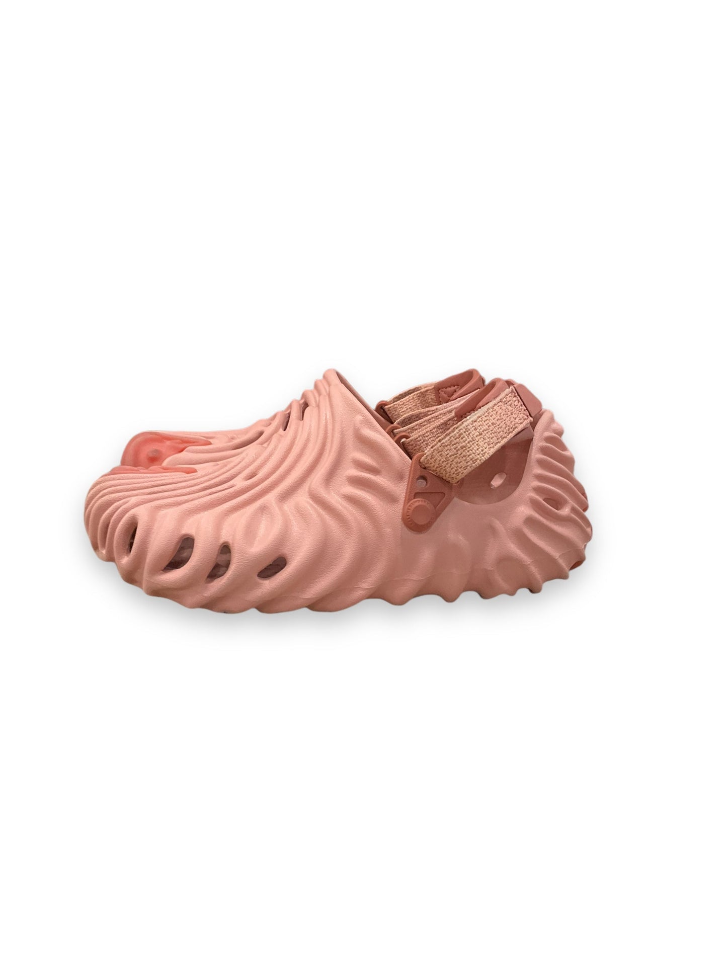 Shoes Flats By Crocs In Peach, Size: 8