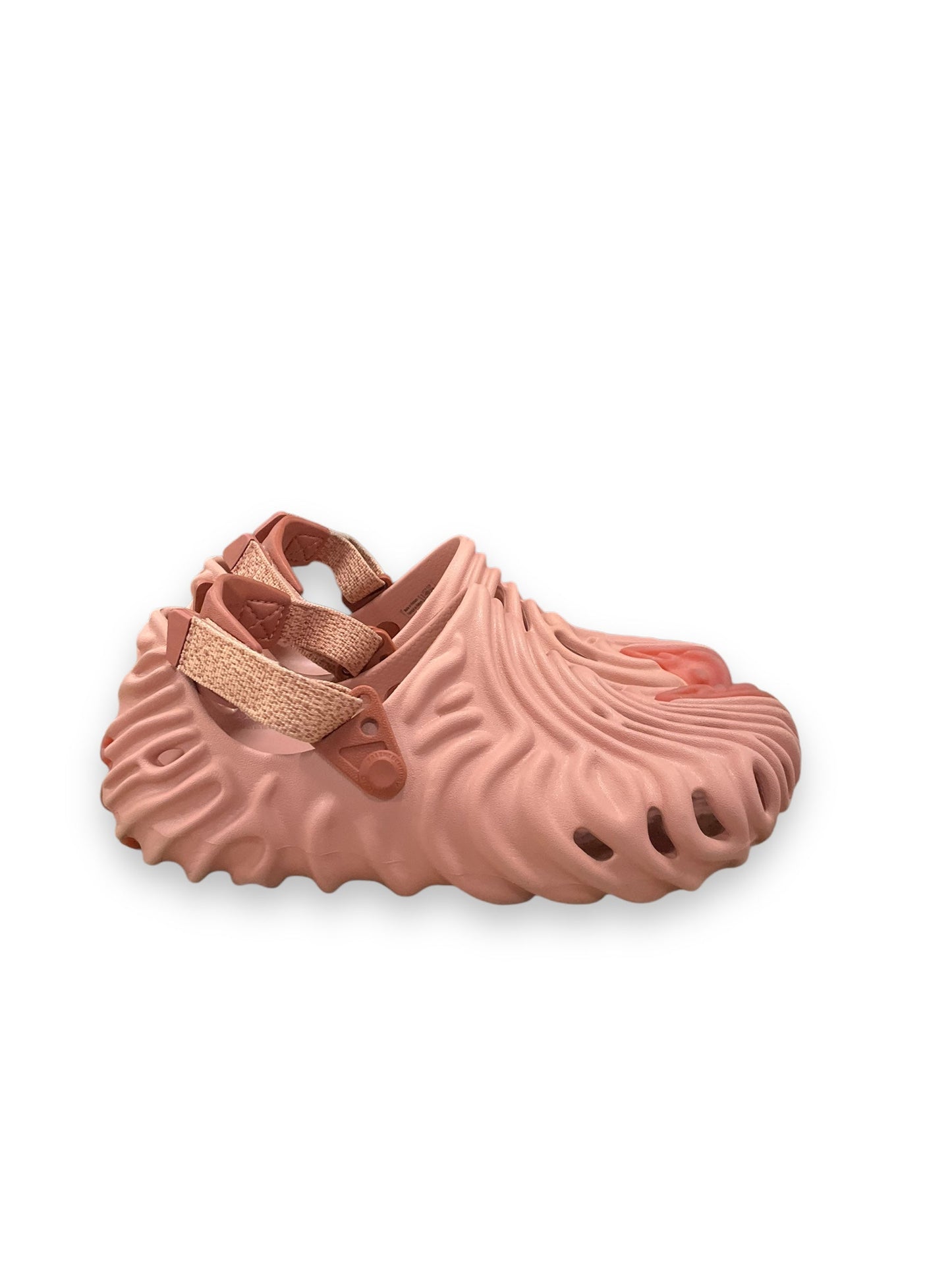 Shoes Flats By Crocs In Peach, Size: 8